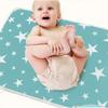 Baby Wasserdichte Matratze Faltbar Waschbar Baby Wickelunterlage Kinder Wiederverwendbare Cartoon Baumwolle Bettunterlage