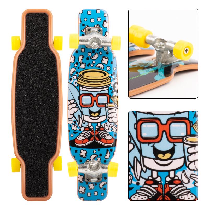 Mini Finger Bike, Skateboard, Scooter & Pants Toy Set