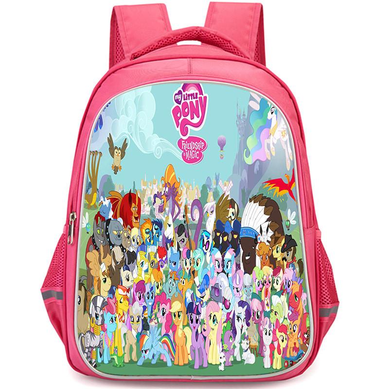 Little My Fashionable Pony Backpack For Young Girls Sweet And Fresh Style
