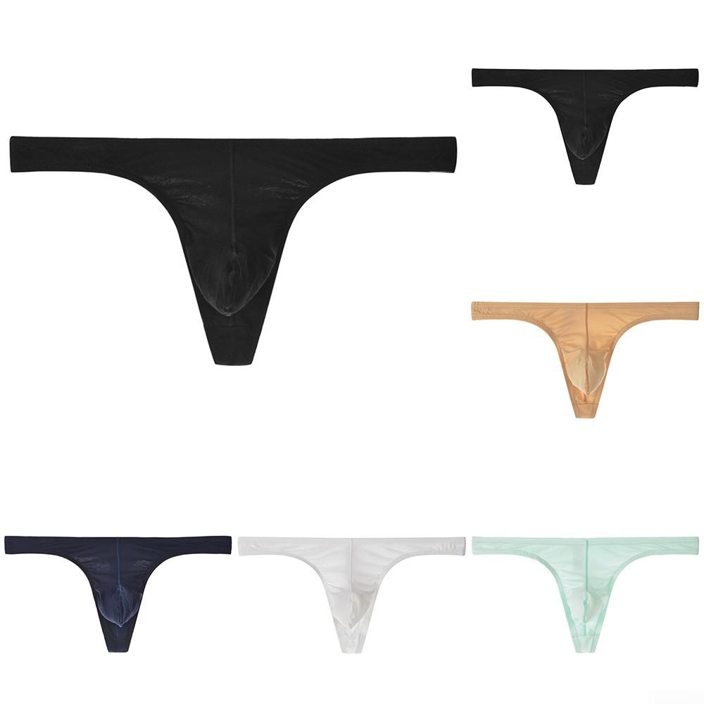 Soft Cotton Blend Men's G String Briefs Thong Panties Bikini Underwear