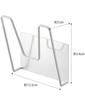 Yamazaki Magnetischer Topfdeckel x D7 x Tower Schwebend Einfach 5140 Halter, Weiß, Ca.. B13,5 H14cm, Serie, Lagerung, Installation,