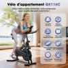 Indoor Cycling Bike iScooter QK116 6KG Flywheel Adjustable Resistance Magnetic Spin Bike LCD Screen Silent Belt
