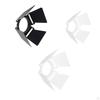 Anti Glare Light Shade Track Lighting Barn Doors Four Leaf Iron Adjustable Accessory for Reducing