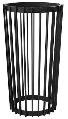 Standy 54H Double-sided Tall Flower Stand | Black