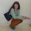Grande Collage Bag _ Corduroy Navy