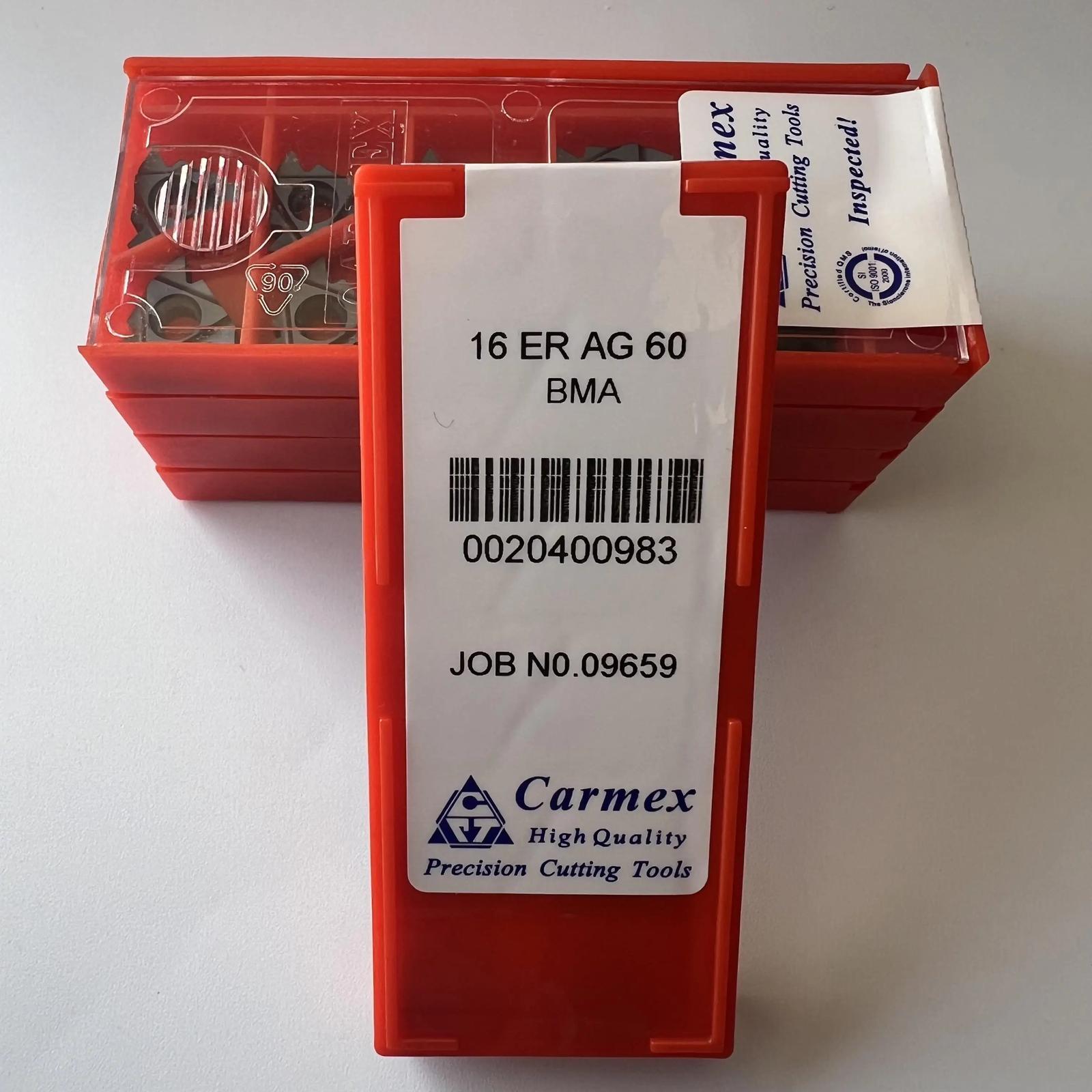 

Original / 16ERAG60 BMA / Industrial indexable Carbide Inserts 10 Pcs