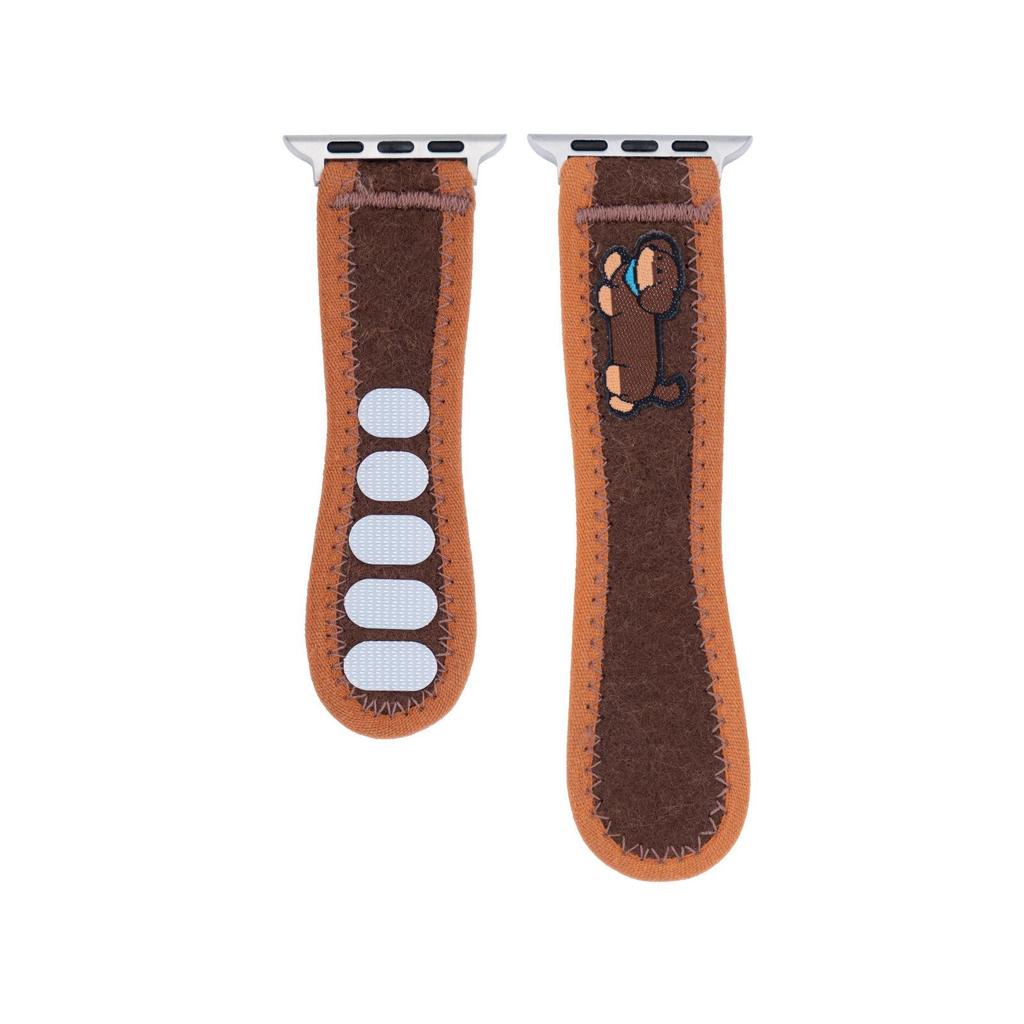 Nylon Velcro Loop Strap for Apple Watch Series 5-9, SE, Compatible with iWatch 7-8