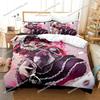 Anime Danganronpa Bedding Set,Duvet Cover Set Comforter Pillowcase,King Queen Twin Size Quilt Cover for Boys Girls Adults