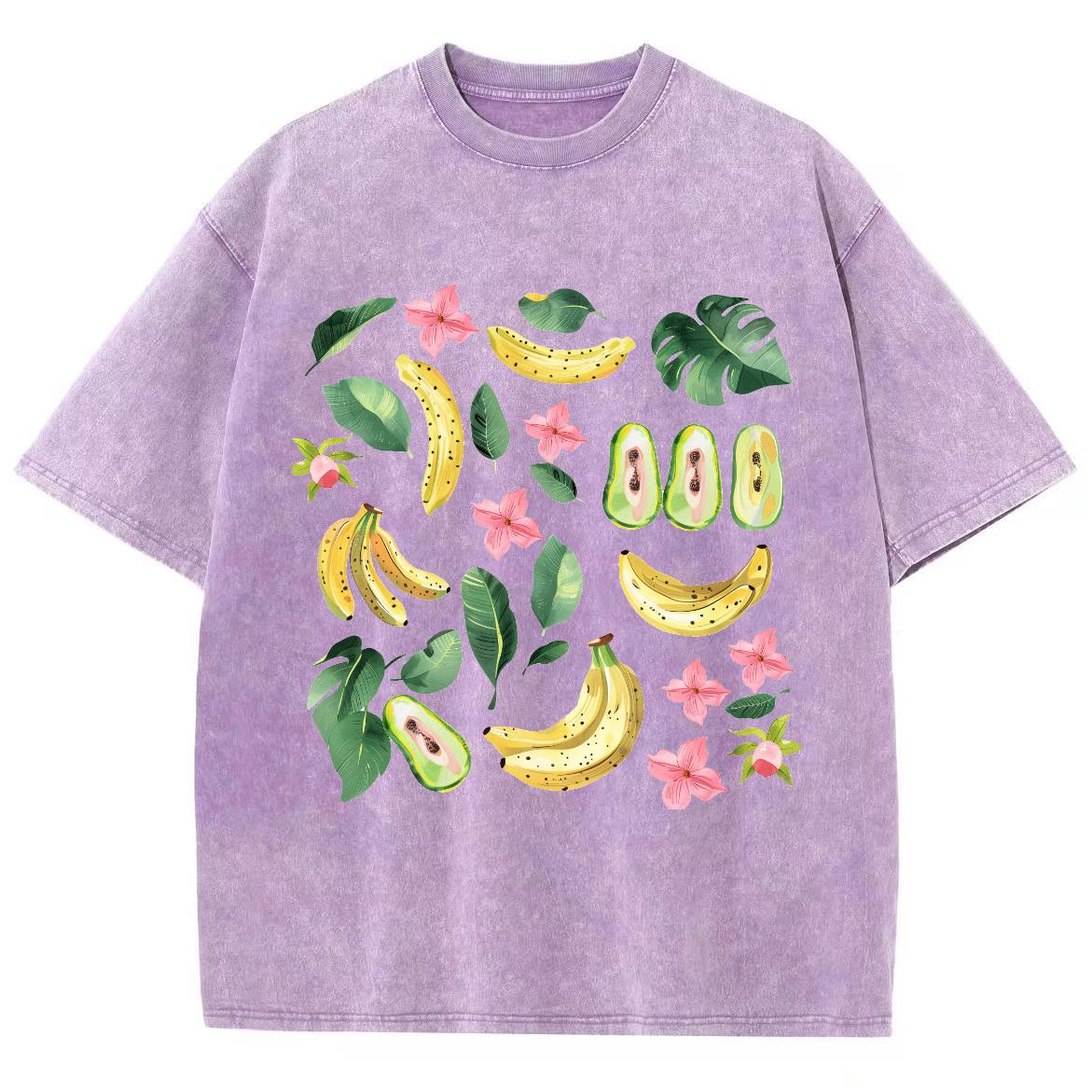 

Футболка с принтом банана, ткань, прошедшая водоотталкивающую обработку, для мужчин и женщин, летний свободный топ с коротким рукавом 3XL