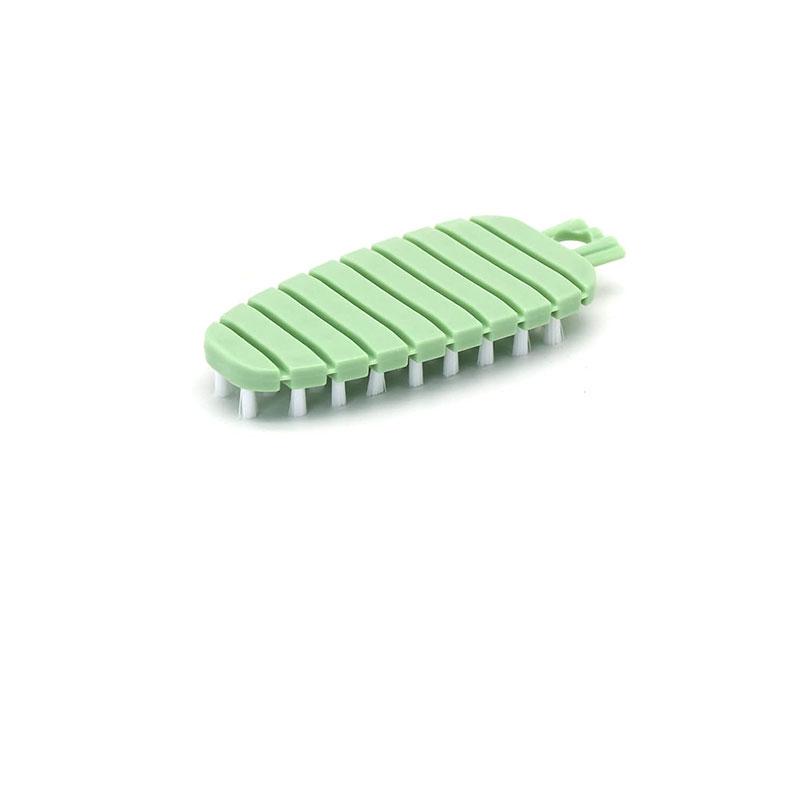 Vegetable Brush Set Potato Scrubber Food Carrot Pattern Flexible Bendable Cleaning Tool Mushroom Potato Corn Egg Kitchen Supplie