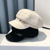 Cinture Decorative Ottagonali Cappello Linguetta Anatra Waffler Colore Colore Unico Berretto Monocolore Donna Ricygvm Cappelli Autunno Giapponese Retro Pittore Artista Cappello