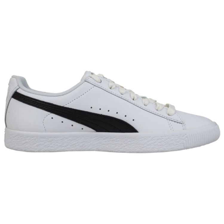 Мужские кроссовки Puma Clyde Core Foil White Black Gold 364670-01 38 — фото 2