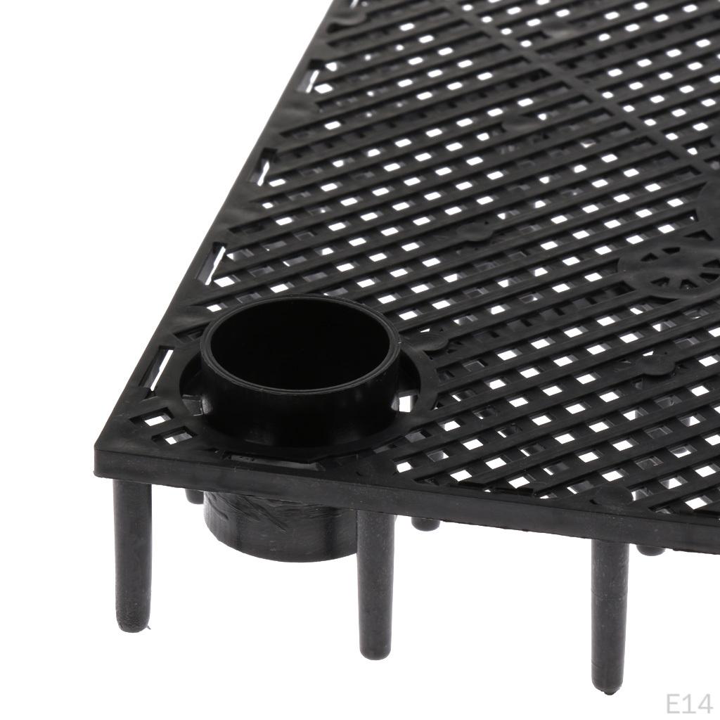 Plastic Aquarium Fish Tank Bottom Filter Board Plate 10 PCS