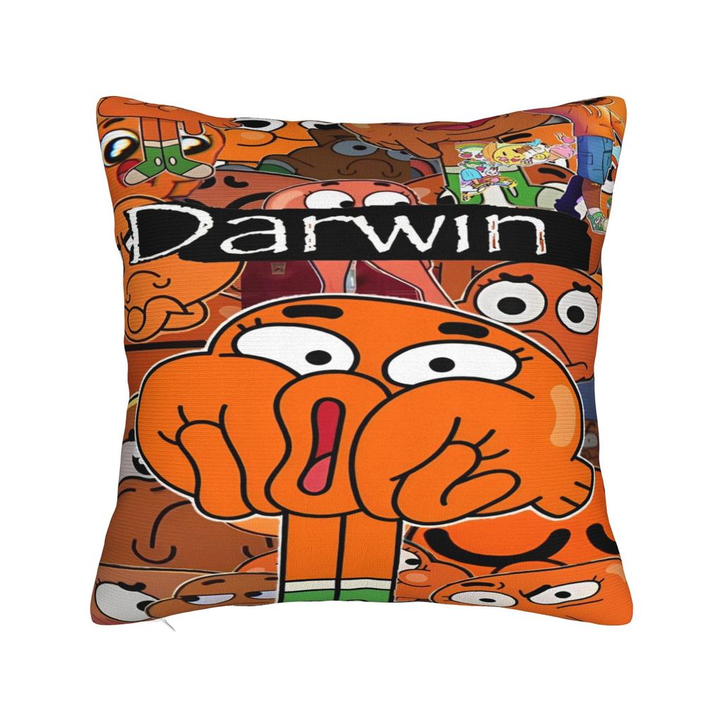 The Amazing World Of Gumballs Printed Pillowcase Cushion Cover  Throw Pillow Cover New Style Bed Decoration Zippered Multi Size