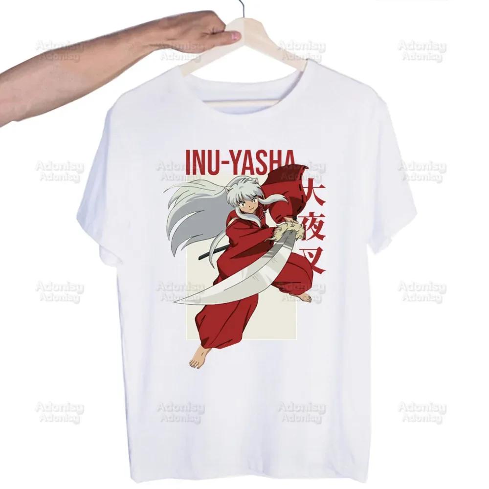 Inuyasha Sesshoumaru Higurashi Kagome  Unisex's Tshirt Cute Printing Shirt  Unisexs Fashion T-Shirt For  Unisex Casual Tops Short Sleeve Shirt