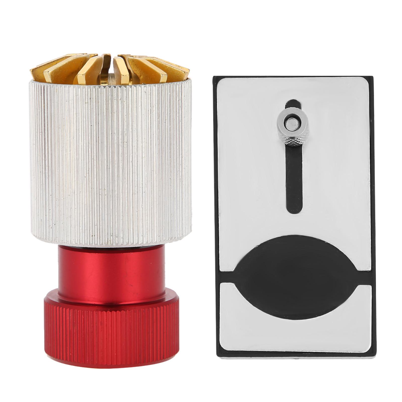 

Часы с кристаллом. Подъемный корпус. Снятие открывалки. Инструмент для замены стекла часов. белый