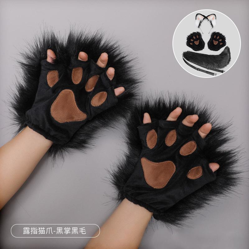 

Simulation animal ear plush hair accessories comic show two-dimensional party headband cos props headgear KC cat ear headband