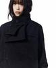 AAKAM High Neck Wrap Jacket (Black)