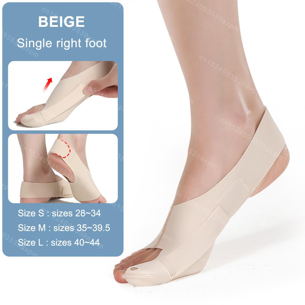 1Pair Toe Separator Hallux Valgus Bunion Corrector Hammer Toe Orthotics Appliance Hallux Valgus Splint Sleeve Bunion Corrector