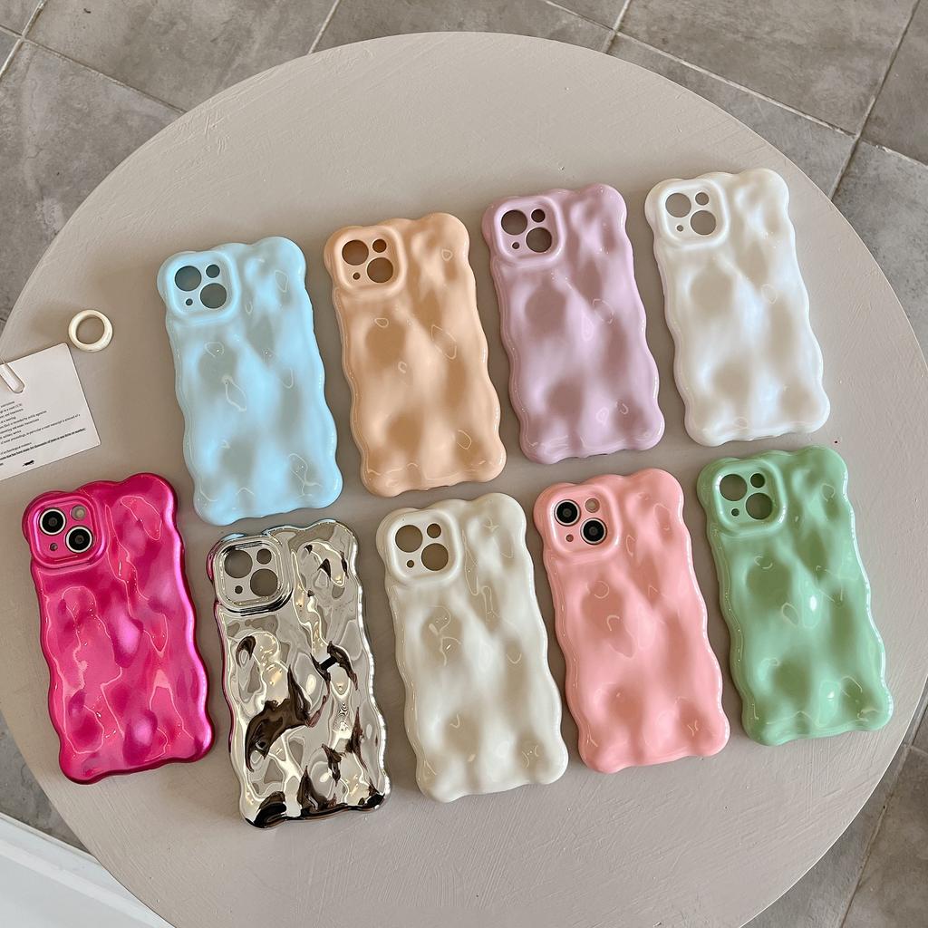 ins simple solid color macaron suitable for iPhone16Pro max mobile phone case Apple 17 new 14 soft case 15