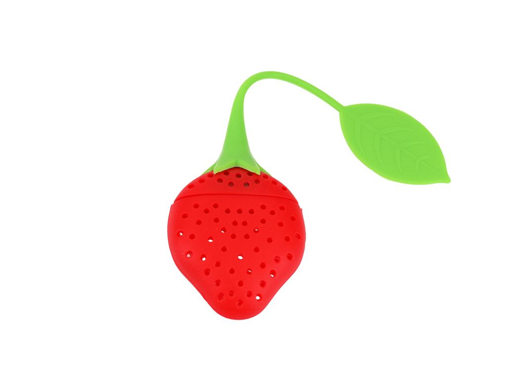Infusore per Tè Tisane Filtro in Silicone Fragola Tazza Regalo