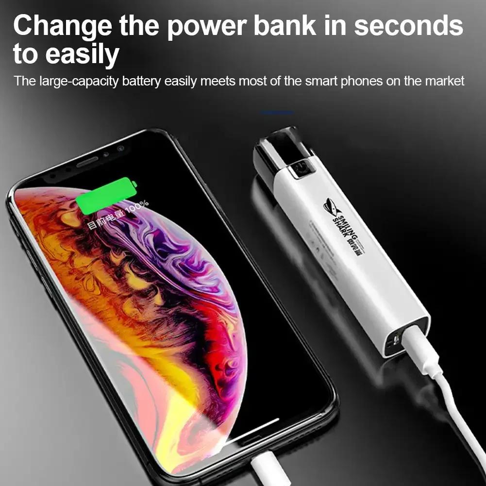 Mini Draagbare Super Heldere LED Zaklamp Huishoudelijke Lange Afstand Outdoor Waterdichte Verlichting Sterk Licht Klein Wit Flitslicht