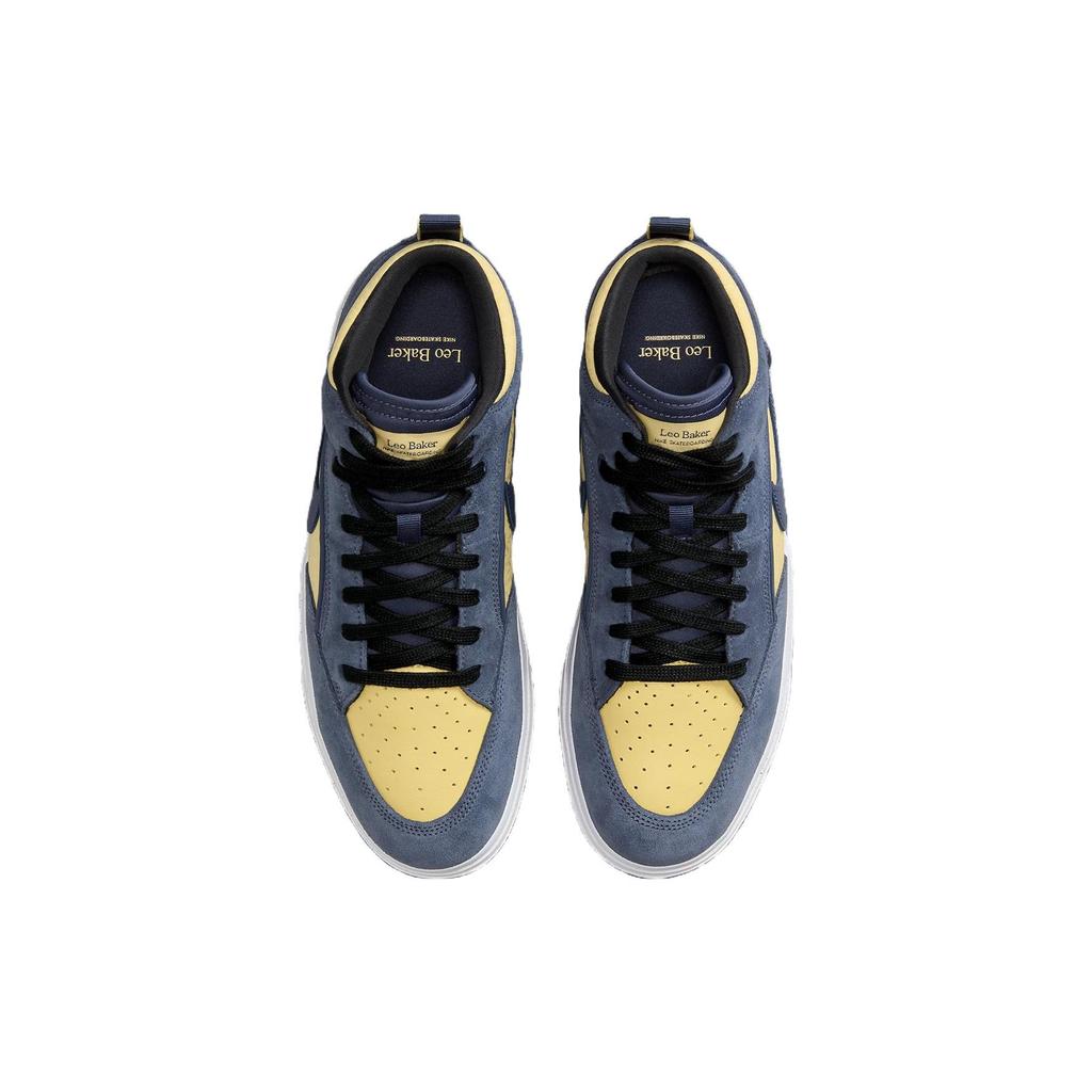 Nike React Leo SB Thunder Blue Herren Sneakers Saturn-Gold Soft-Yellow White DX4361-400