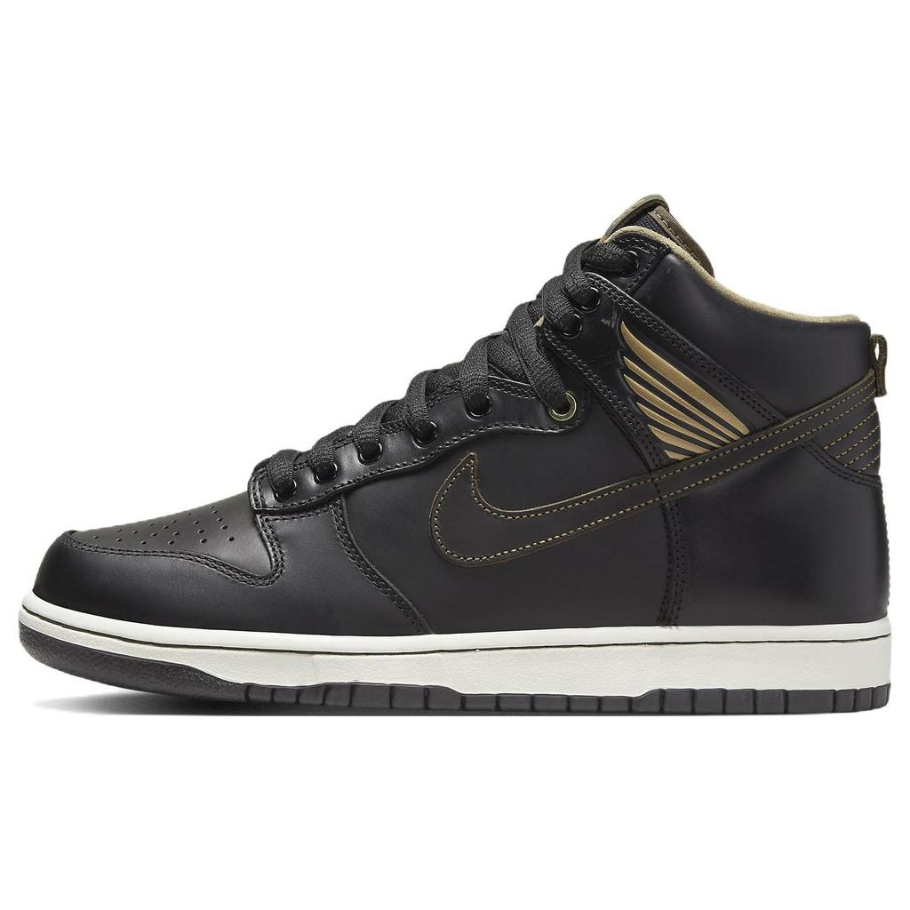 Pawnshop x Nike Dunk High SB Old Soul Unisex Sneakers Brown Black Metallic-Gold FJ0445-001