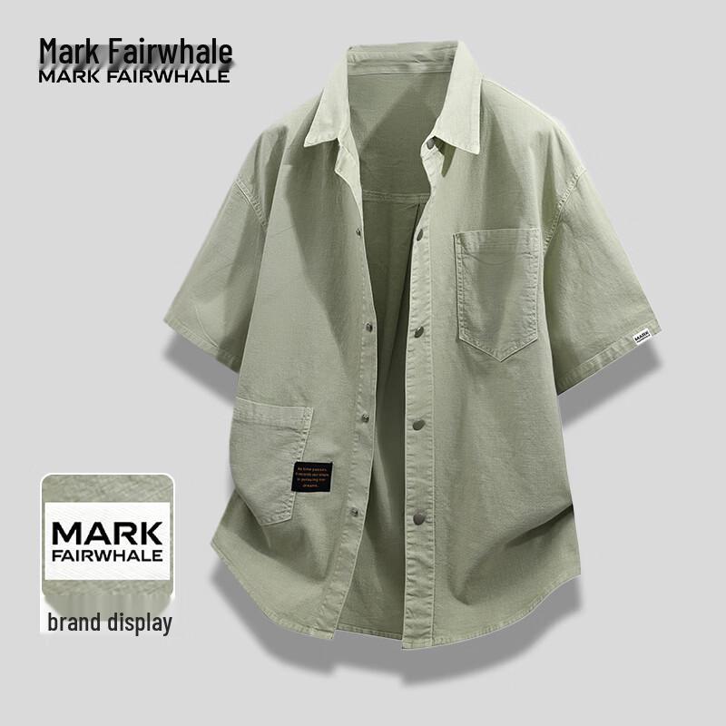 MARK FAIRWHALE Men s Cool Breathable Short Sleeve Shirt & Set XL