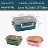 Microwaveable Double-Layer Office & Student Lunch Box with Cutlery