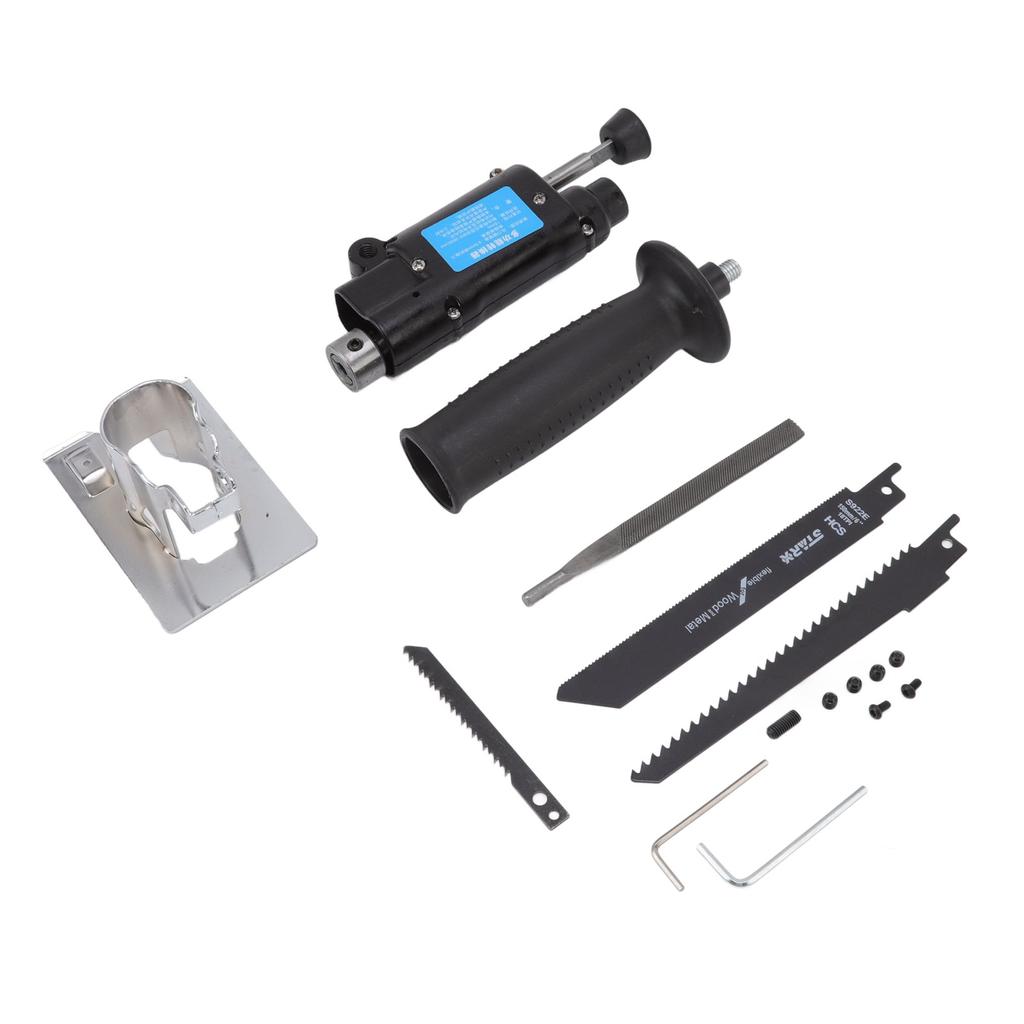 Electric Reciprocating Saw Portable Handheld Electric Drill Saw with Lock Button for Cutting Wood