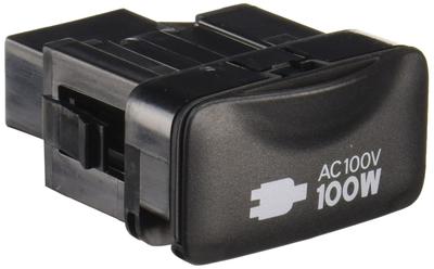 Genuine Toyota Power Outlet Socket Assembly RR 1 for Part Number No. (Black) Alphard/Vellfire/Hybrid, 85530-58080-C0