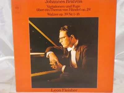 LP Record JOHANNES BRAHMS, LEON FLEISHER - Variationen Und Fuge Uber Ein Thema 61670 CBS 1976 Germany Classical Used