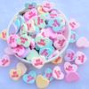 20Pcs Cute New Mixed Heart Flatback Cabochon Scrapbook Kawaii DIY Embellishments Accessories F97