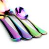 Portable Dinnerware Set Knife Fork Spoon Metal Straw Cutlery Set Tableware With Box Bag For Travel Hiking Picnic Dinner Set