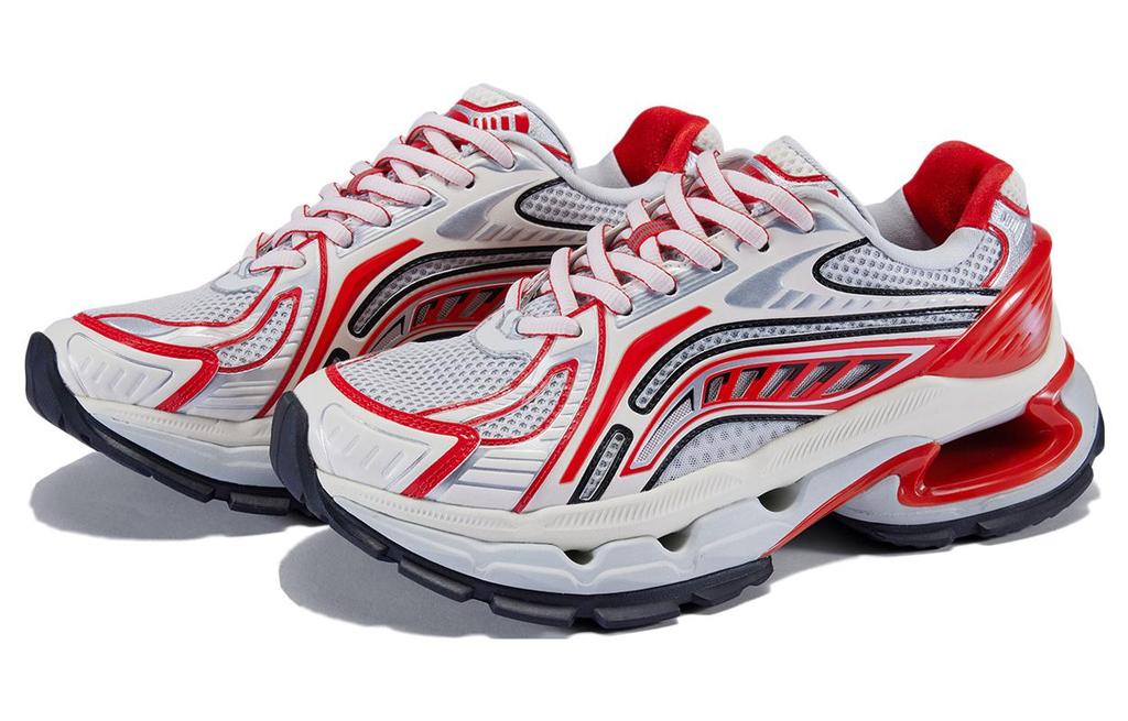 Li Ning Furious Rider BOW Slip Resistant Abrasion Resistant Low top Casual Shoes Men's Red White AZGT067-3