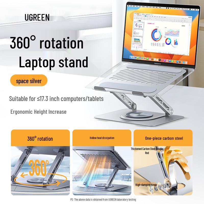 UGREEN Rotatable Laptop & Tablet Cooling Stand Holder