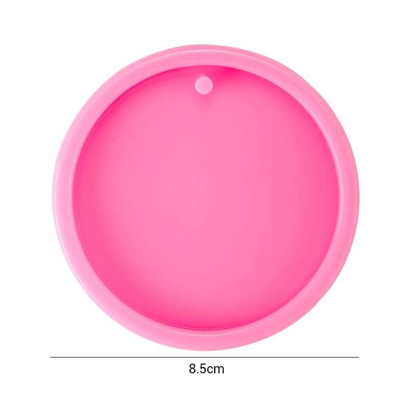 Heart Shape Keychain Casting Silicone Molds Dog Paw Print Resin Molds for Key Chain Pendant Making Epoxy Resin Craft Jewelry DIY