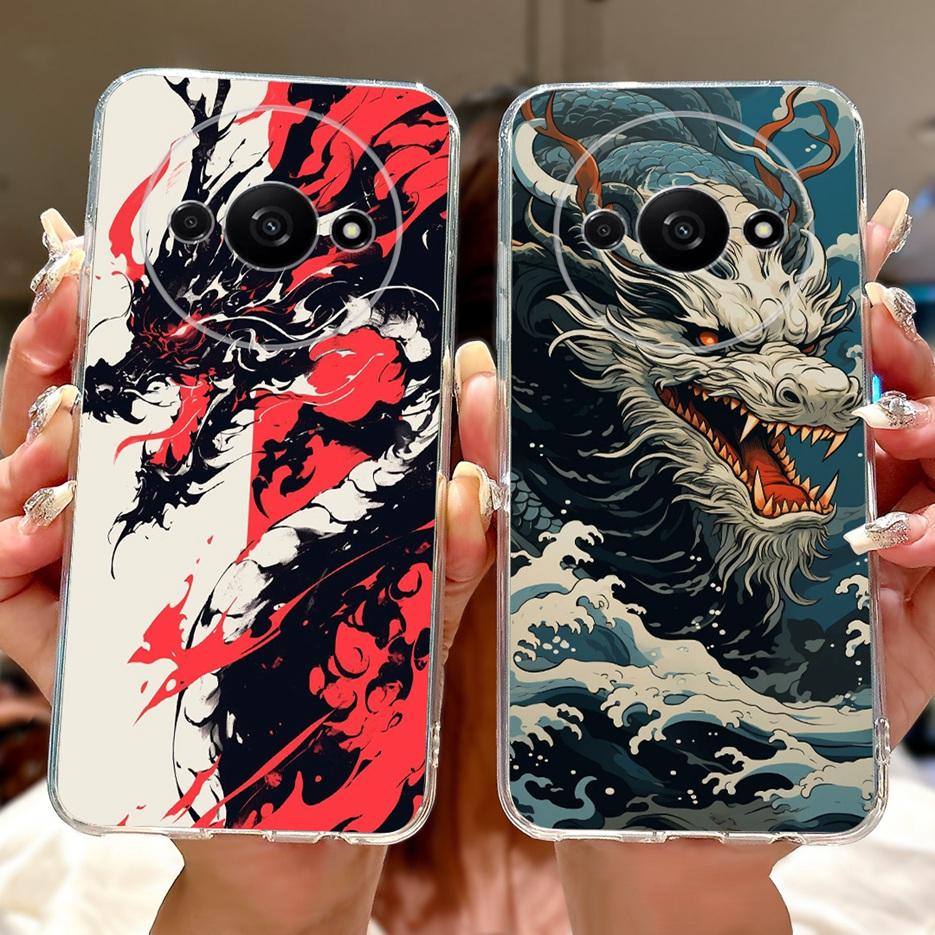 For Xiaomi Redmi A3 A3x Case RedmiA4 New Fashion Painted Cover Clear Silicone Soft Slim Phone Case For Xiaomi Redmi A3 Pro Shell