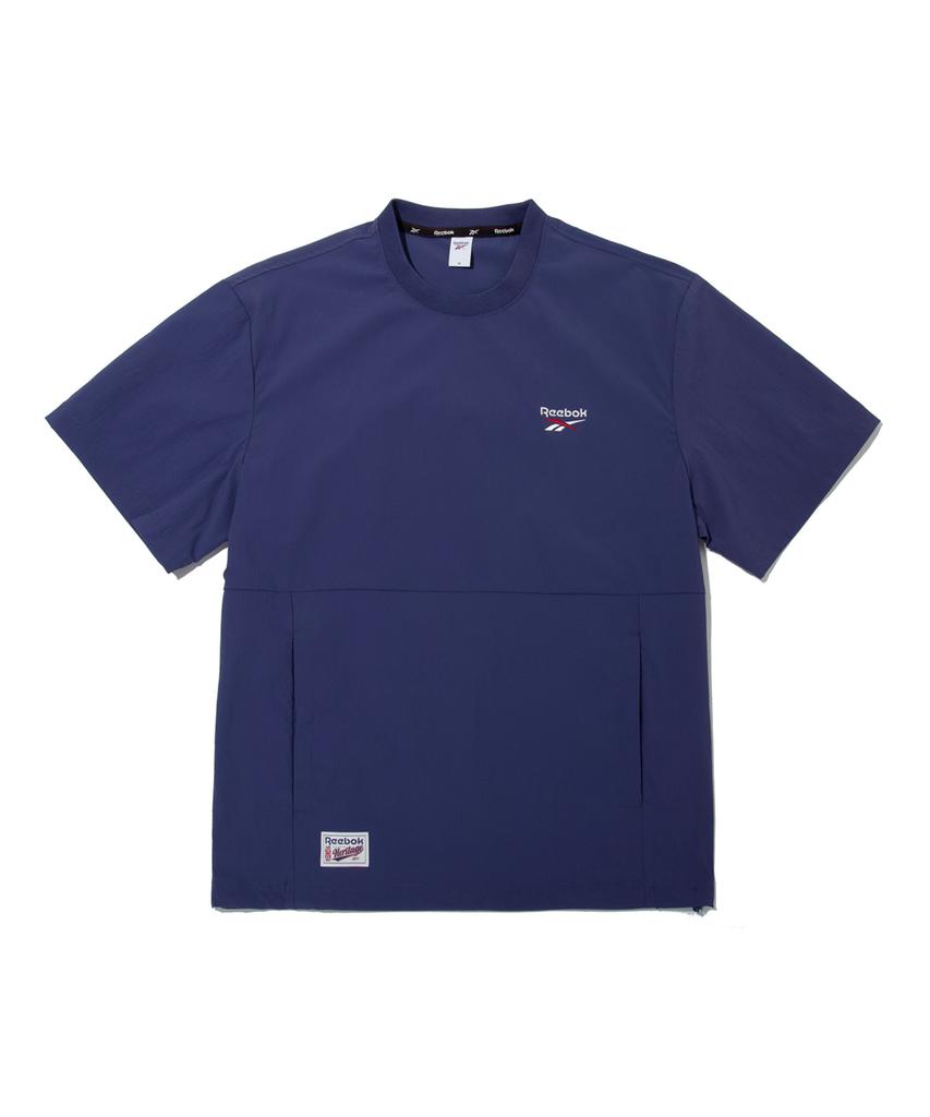 REEBOK Ice Woven Short Sleeve Piste - Navy