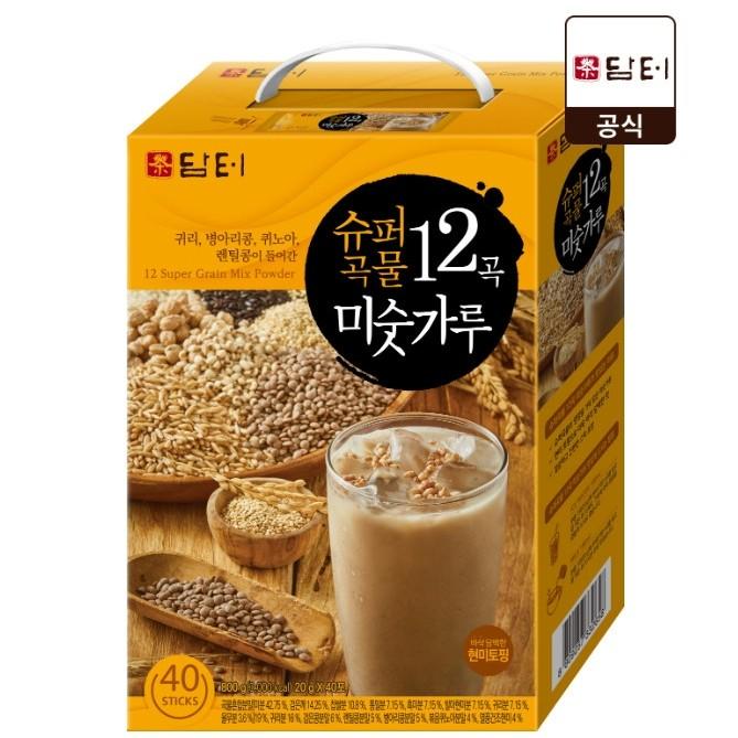 15-grain misutgaru with damteo yam, 800g, 1 Box(40sticks), Korean essential health food
