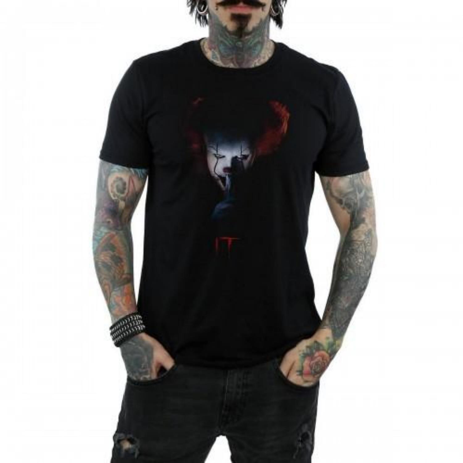 It Mens Pennywise Quiet Cotton T-Shirt S чёрный