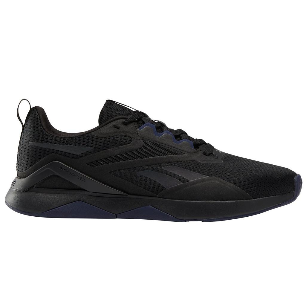 Reebok Nanoflex TR 2.0 Black Grey Men Sneakers Grey-6 Vector-Navy 100205402