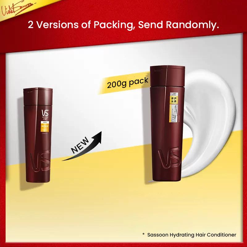 VS Sassoon Hair Conditioner Remove Oil Lighten and Smoothen Hair Make Hair Fluffy Soft and Smooth Not Irritable Preventing Damage 200 Ml