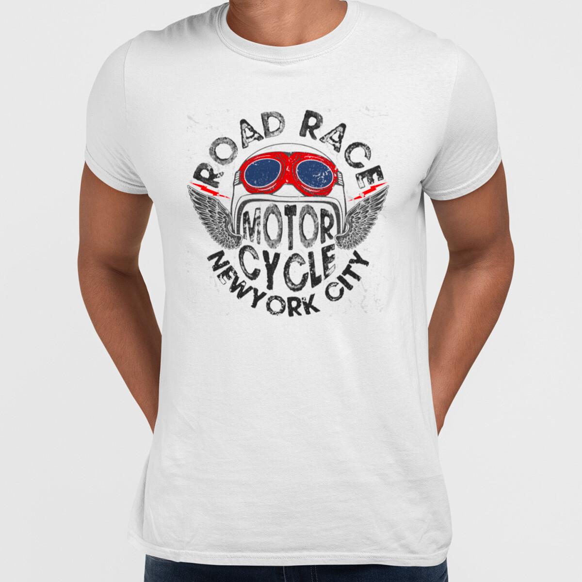

Road Race Motorcycle Vintage Cool Helmet T-Shirt Mens Womens Tees Top 4XL