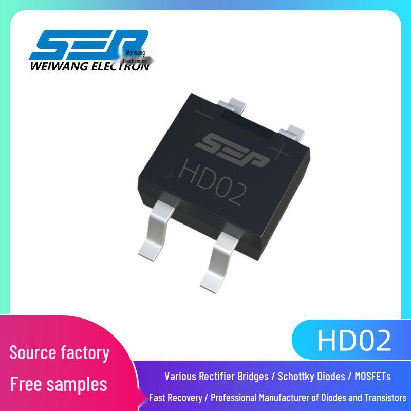 

SEP Brand HD02 MBS 0.8A/200V Bridge Rectifier