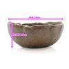 Umekichi Bonsai 4 Bonsai Round Yokkaichi Banko for Miscellaneous Pine and 12cm Supplies, No. Pot, Brushed, Reduced, Ware, Ceramic, Wildflowers, Trees,