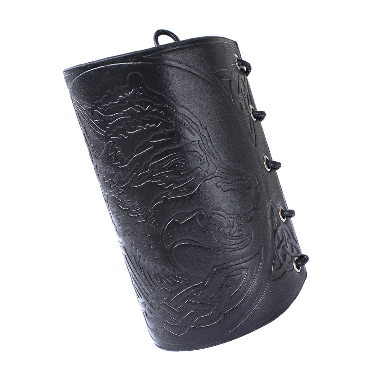 

Viking Bracers Манжета на руку Волк Запястье Защитный браслет для косплея женщин
