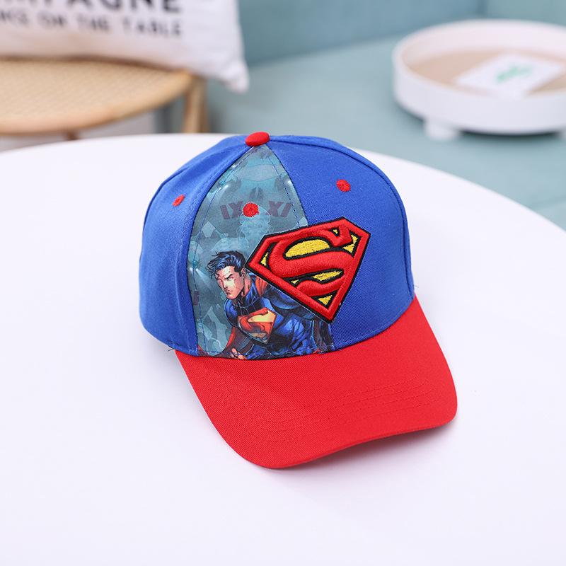 Spring And Autumn Children'S Hat Cartoon Embroidery Bat Cap Girl Sun Hat Boy Spider Baseball Cap