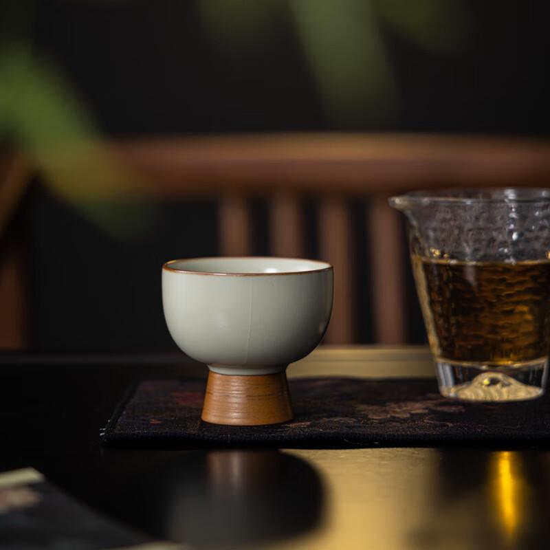 Высокофутровая Мастерская Чайная Чашка Килн Ру